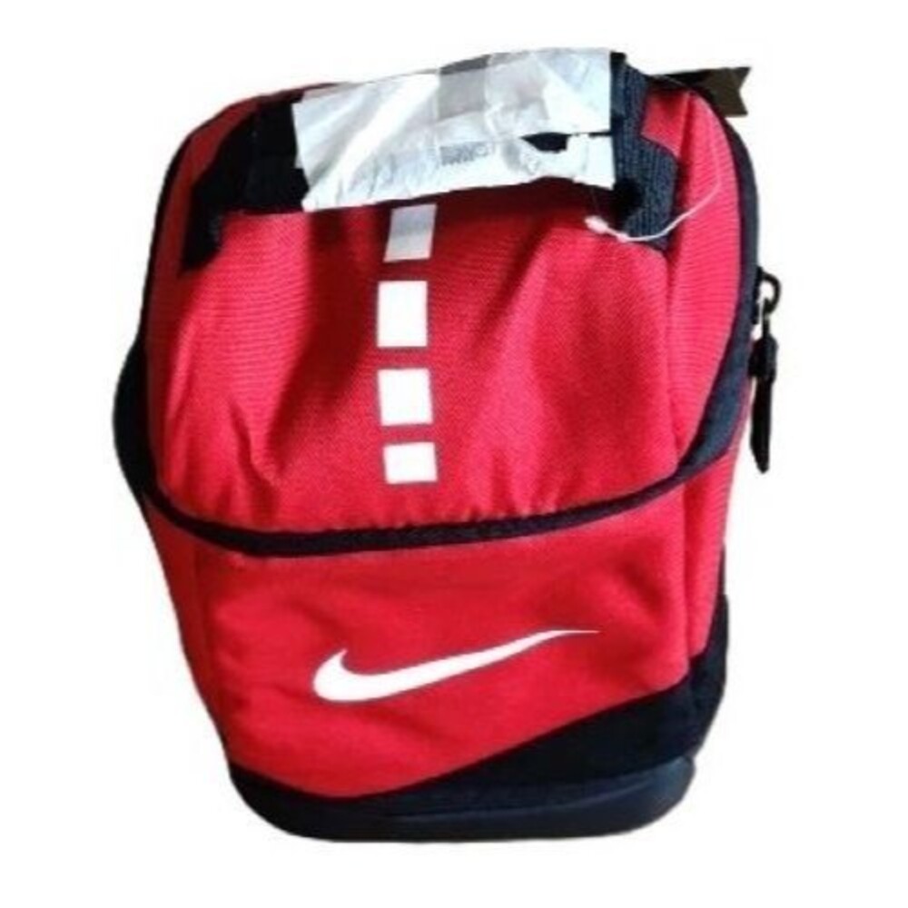 Nike Elite Insulated Lunch Bag Cooler Tote Red Black Small Travel Gym School